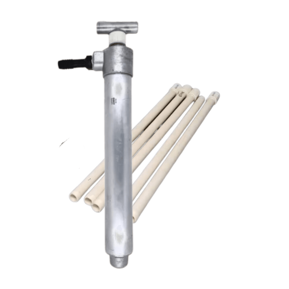 Bomba de Drenar Tanque em Alumínio com Kit Cano de C/ 4,5 MTS (06 PCS DE 0,75M) Bomba de Drenar Tanque em Alumínio com Kit Cano de C/ 4,5 MTS (06 PCS DE 0,75M)