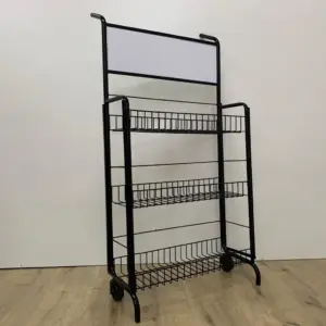 Expositor para Óleo Lubrificante com Testeira Personalizada 3 Prateleiras