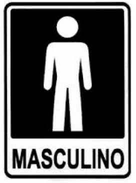 Placa - Banheiro Masculino Placa - Banheiro Masculino