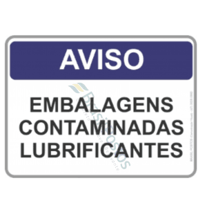 Segurança - Embalagens Contaminadas Lubrificantes