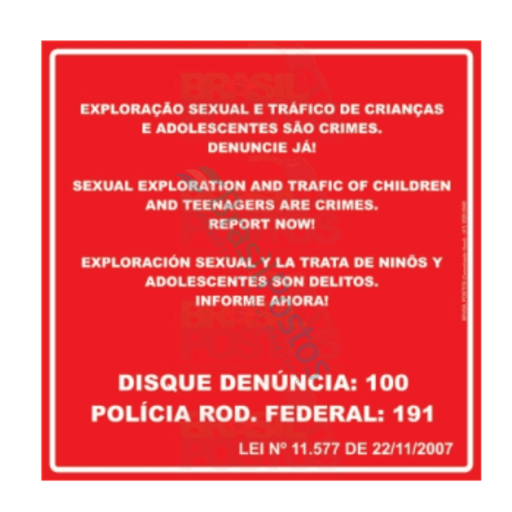 Pista - Exploração Sexual de Crianças Pista - Exploração Sexual de Crianças