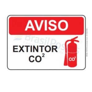 Sinalização - Extintor CO²