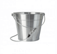 Balde de Alumínio GD. 10LTS c/ Cordoalha