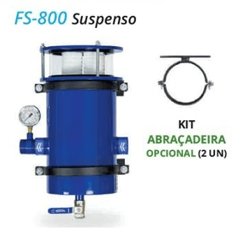 Filtro FS 800 – Suspenso(Abraçadeira) Filtro FS 800 – Suspenso(Abraçadeira)